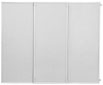 3 panelen - windvaste opvouwbare paravent - uni lichtgrijs