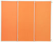 3 panelen - windvaste opvouwbare paravent - terracotta/oranje