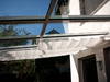 Zonnezeil 96 x 330 cm - uni cremewit, excl. runners
