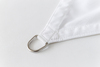 Driehoekszeil 460 cm - polyester - wit